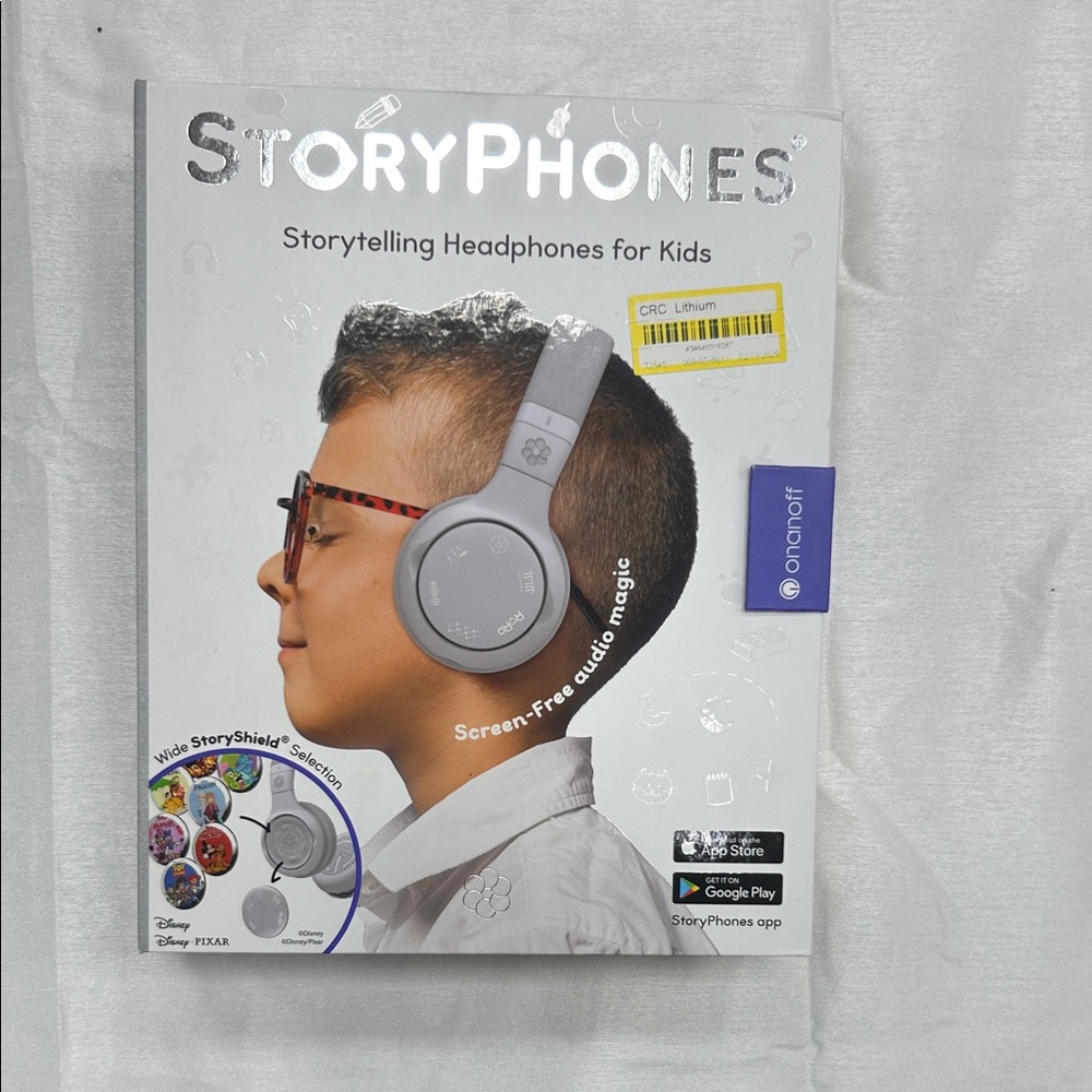 Nano StoryPhones Gray Over-Ear Headphones for Kids
